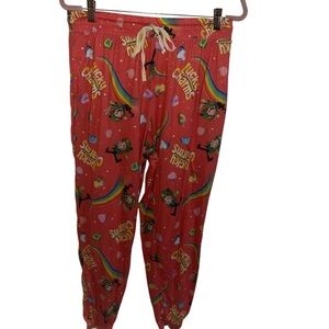 Lucky Charms trix cereal Pajama Pants ladies large L 12 14